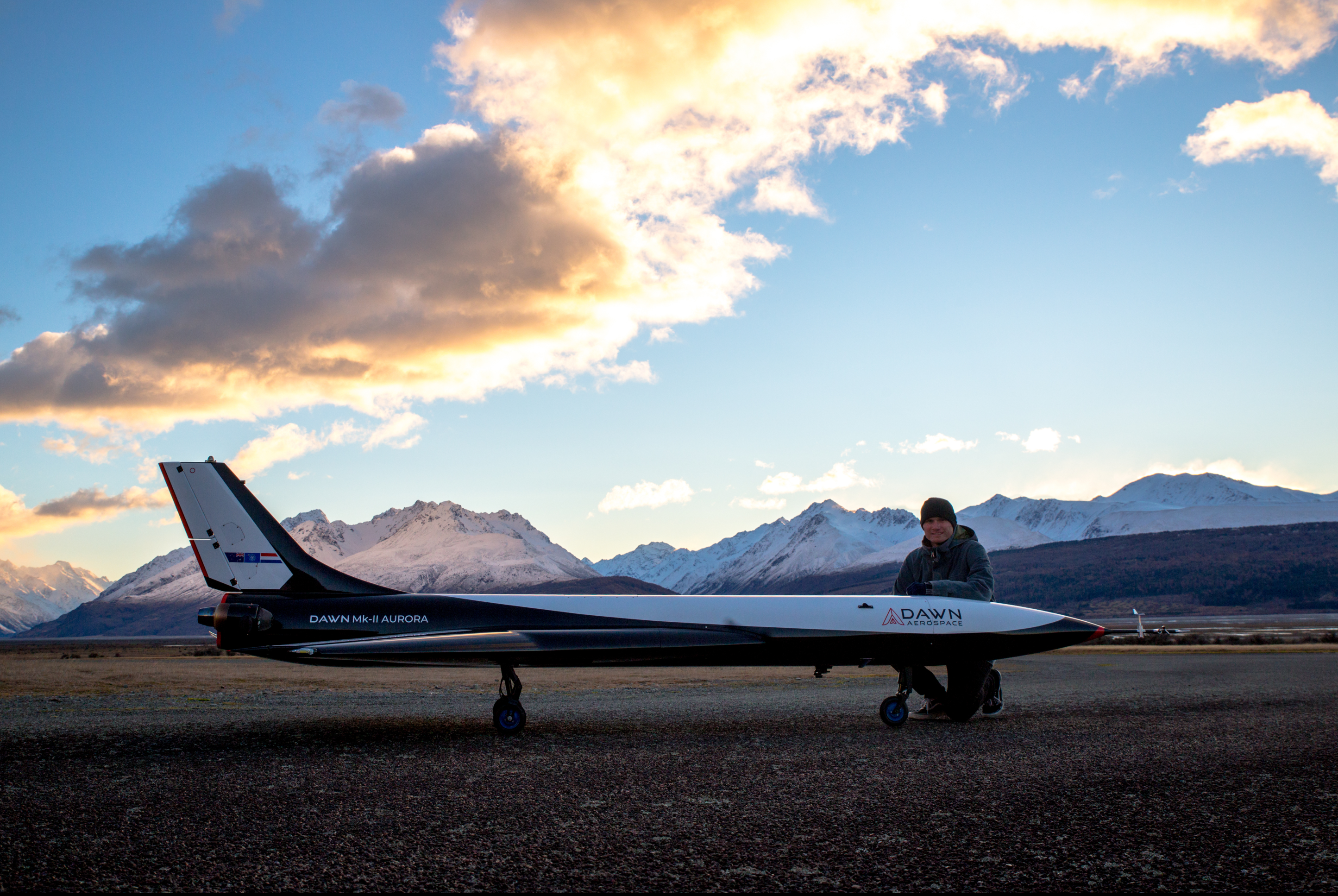 James with the Dawn Mk-II Aurora spaceplane