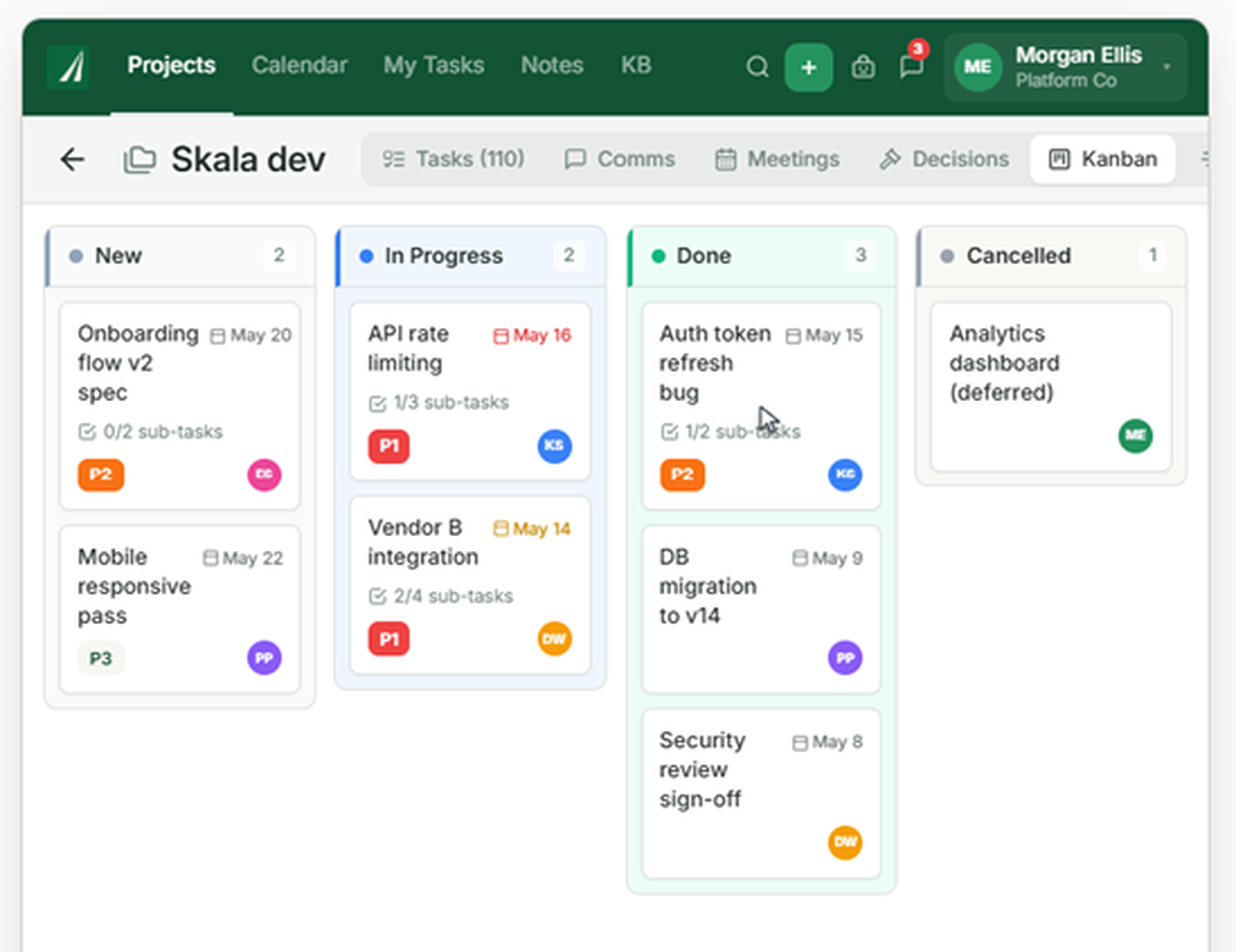 Tasks & projects